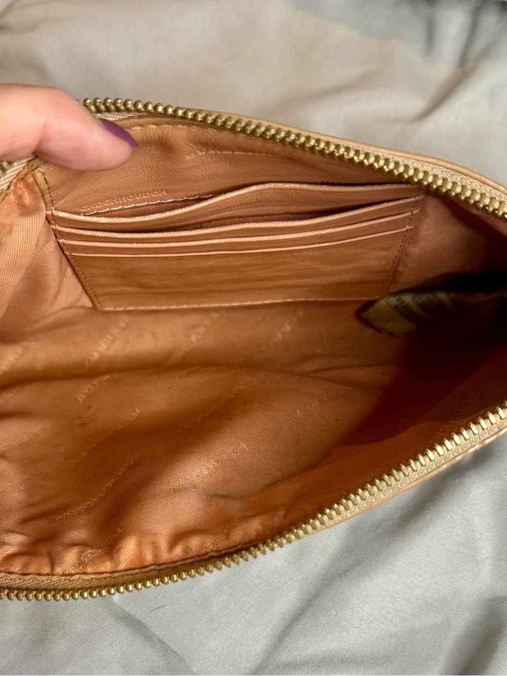 Burberry Vintage Nova Check Crossbody / Wristlet Bag w/ Strap - Picture 6 of 6